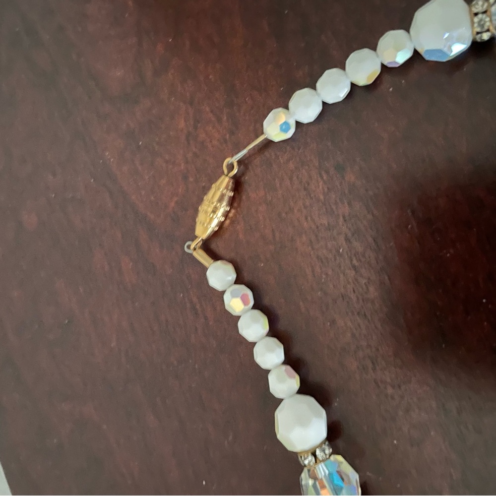 Swarovski AB White and Crystal necklace EUC - Picture 5 of 10